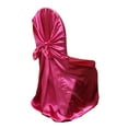 thumbnail image 3 of Paokuoon Chair Cover Removable Chair Cover Protector Satin Skirted Back Self tie Chair Cover for Events, 3 of 7