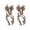 Brown, variant on 2 Pcs Large Christmas Wreath Bows Decor, Burlap Holiday Door Hanging Ornament, Rustic Outdoor Party Accent for Tree Topper, Garland, Mantel, Home Seasonal