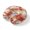 Red, variant on Neck Pillow, Red Ombre Memory Foam U-Shaped Travel Pillow for Airplane Car Train Office Nap, Portable Soft Head Neck Support for Sleeping & Reclining Gradient Abstract Art Vintage
