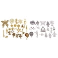 thumbnail image 4 of 50 g / paquete Plata Oro Bronce Muchos estilos Colgantes de formas variadas Colgantes Accesorios para bricolaje Fabricación de joyas Collar Pe Baoblaze Colgante de joyería de moda, 4 of 8