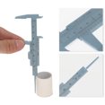 thumbnail image 5 of Unique Bargains 1 Pc Mini Eyebrow Measuring Ruler Double Scale Aliper Measuring Tool 4.13"x1.73" Blue, 5 of 6