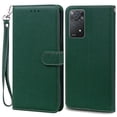 thumbnail image 1 of Note 11 Case For Xiaomi Redmi Note 11 11S Case Leather Wallet Flip Case For Redmi Note 11 Pro Phone Cases Note 11S Cover Fundas Dark Green -Strap Note 11S, 1 of 6