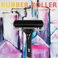 thumbnail image 4 of Rubber Roller, Set of 2 (6 & 10cm), Ink Brayer Roller for Printmaking, 4 of 8