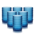 thumbnail image 1 of Juego de 6 vasos para beber HomeVogue Hobnail Blue, 450 ml, 1 of 7