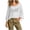 White, variant on XuJwPNcy Long Sleeve Shirts for Women Breathable Comfy Scoop Neck Tops Summer Casual Vacation Clothes Loose Beach Cover Ups
