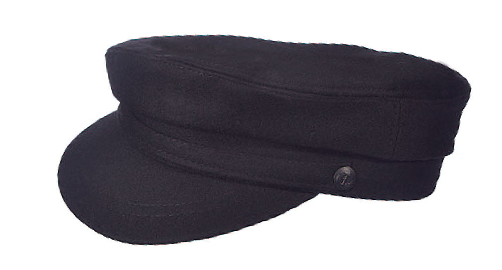 Aegean Men's Fiddler Wool Bend Hat Cap 6 3/4 Black - Walmart.com