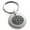 Silver, variant on Stainless Steel Aztec Mask Rune Engraved Small Medallion Circle Charm Keychain Keyring