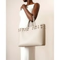 thumbnail image 2 of Christian Louboutin Cabata Spike Large Tote Shoulder Bag Leche Ivory, 2 of 9