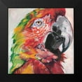 thumbnail image 2 of Seay, Anne 20x20 Black Modern Framed Museum Art Print Titled - Parrot I, 2 of 5