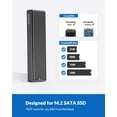 thumbnail image 5 of ORICO External SATA M.2 Enclosure M.2 SATA SSD Enclosure for B+M/B Key,Up to 4TB, 5 of 7