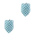 thumbnail image 2 of Methold Pet Slobber Bufanda Transpirable Punteado Triangular Ajustable Toalla Lavable Accesorios de Regalo para 25-45cm Cuello Azul Claro Azul claro 2piezas Methold CBP281026, 2 of 6