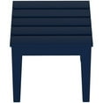 thumbnail image 2 of Costaelm Palms Modern Adirondack Square Outdoor Side Table, Navy Blue, 2 of 5