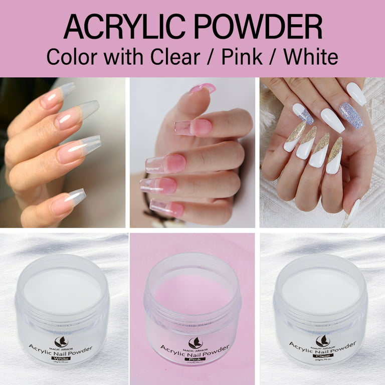Morovan Acrylic Powder Nude Pink Color 4oz Professional Acrylic