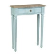 thumbnail image 5 of East at Main Josephine Light Blue Solid Wood 1-Drawer Entryway Console Table, French Country Modern, 5 of 6