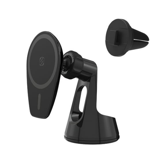 Scosche MPMSWDV-SP MagicMount Pro MS 3-in-1 Magnetic Phone Mount Dashboard/Windshield/Vent Black