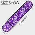 thumbnail image 3 of Dailycode Double Sided Oven Mitt with Loop Heat Resistant Kitchen Long Potholders 7" x 35" Purple Dream, 3 of 6