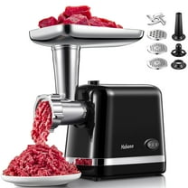 Electric Meat Grinder, Heavy Duty Meat Mincer, Sausage Stuffer Maker, Food Grinder with Sausage & Kubbe Kit, 3 Grinder Plates, Stainless Steel