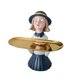 thumbnail image 1 of Almacenamiento De Estatua, Figurita De Resina Para Niña, Esculturas De Mesa, Soporte De Almacenamiento De Ornamento De Arte De Sala De Estar Para Llave, Joyería De Caramelo Eigraketly HA045137-02, 1 of 6