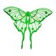 thumbnail image 3 of Disfraz de alas de mariposa, accesorios de cosplay para disfraces de hadas, foto de alas de hada Verde, 3 of 9