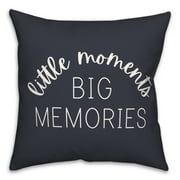 Creative Products Big Memories Navy 18 x 18 Indoor / Outdoor Pillow