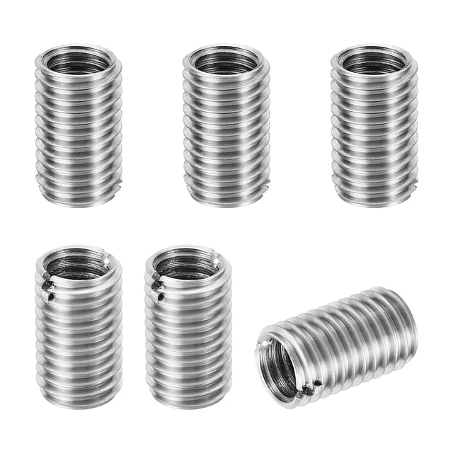 Unique Bargains Adaptateurs Filetage Manchon Réducteur Écrou M12 * 1,75 Mâle à M10 * 1,5 Femelle Réparation Insert Vis Réducteur 20mm 6 Pièces