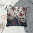 thumbnail image 2 of Qinduosi th of of Pillow Covers Blue Red Throw Pillow Covers Outdoor Independence Day Patriotic Pillowcase Farmhouse Cushion Cover For Home Sofa White, 2 of 5