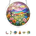 thumbnail image 1 of Acrylic Jigsaw Puzzle Suncatcher,Window Suncatcher Acrylic Puzzle,Unique DIY Emerald Flame Hummingbird Sun Catcher PuzzleKit,Sun Catcher AcrylicPuzzles Garden Decoration for Window Garden Hanging, 1 of 7