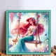 thumbnail image 2 of Hilo Algodón Ecológico Bordado Punto Cruz Princesa Ariel Con 18CT 35x35cm, 2 of 9