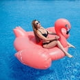 thumbnail image 5 of Pool Float TURNMEON 102 con forma de flamenco gigante inflable para 2 a 4 personas, 5 of 5