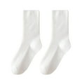 thumbnail image 3 of KyCheLot Womens Socks 6 Pairs Daily Casual Solid Color Thin Comfy Crew Socks, 3 of 5