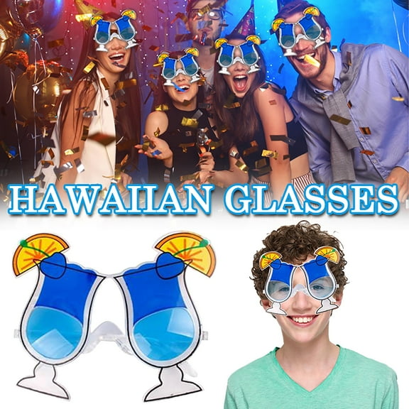 Glasses Bottle Party Beer Glasses Sunglasses Prom Beer Shape Home Decor,Blue Shelf Dress Up