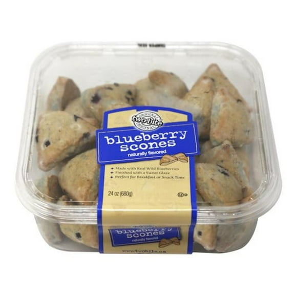 Two Bite Blueberry Scones, 24 Ounce -- 6 per case