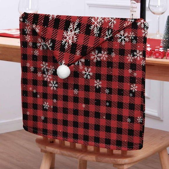 Chmadoxn Chair Covers,Couch Cover Christmas Decorative Chair Cover Short Chair Backrest Cover Santa Claus Series a cover