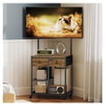 TV Stand with Mount, Rolling Corner TV Stand for 50 Inch TVs ...