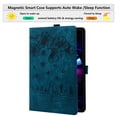 thumbnail image 2 of Allytechgroup Flip Case for Apple iPad (A16) 11th Gen 11" 2025/ iPad 10th Gen 10.9" 2022, Stylish Blossom PU Leather Auto Sleep Wake Protective Pencil Holder Shockproof Case for iPad 11/ iPad 10,Green, 2 of 8