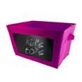 thumbnail image 3 of 1 Collapsible Storage Bin Toy Box Fabric Closet Organizer Chalkboard Container, 3 of 4