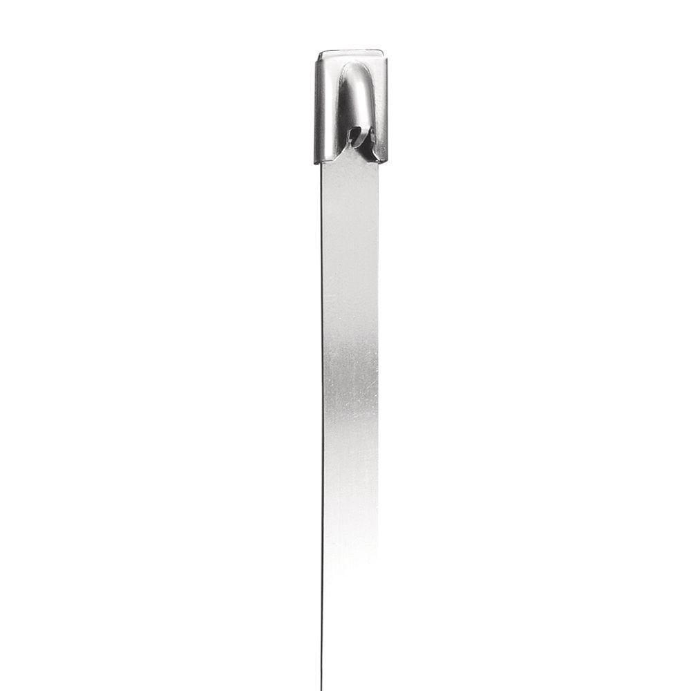 Hyper Tough Stainless Steel Cable Ties, 25 Count, 135 lbf, 11.8 in