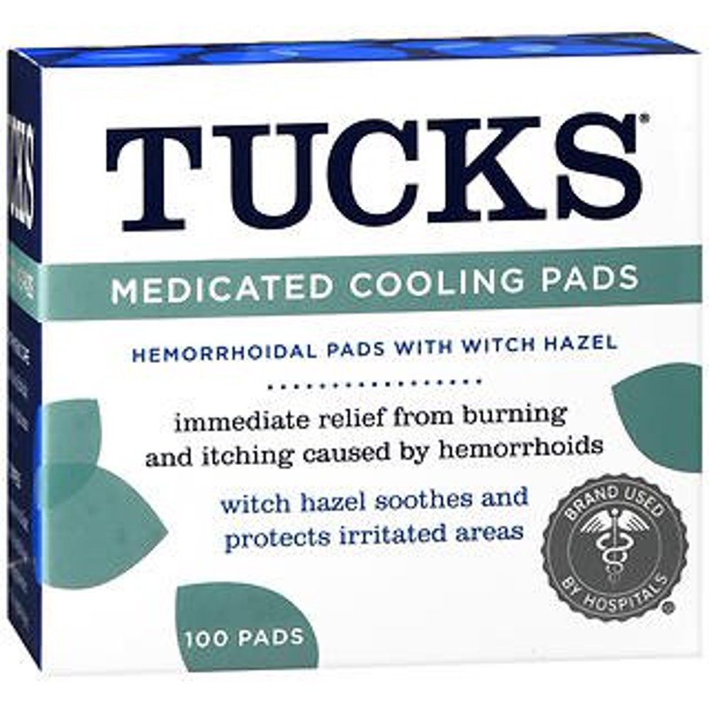 12 PACKS Tucks Medicated Hemorrhoid Cooling Pads200 count Walmart