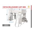 thumbnail image 4 of ACME Willoughby Twin Loft Bed with Desk in White, 4 of 5