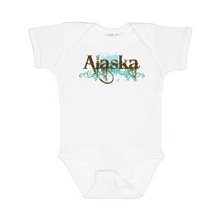 

Inktastic Alaska Grunge Gift Baby Boy or Baby Girl Bodysuit