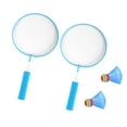 thumbnail image 6 of MLINS Assorted Color Badminton Racket Set for Kids with Balls Durable Lightweight Plastic Sports Use 4 Pcs, 6 of 8