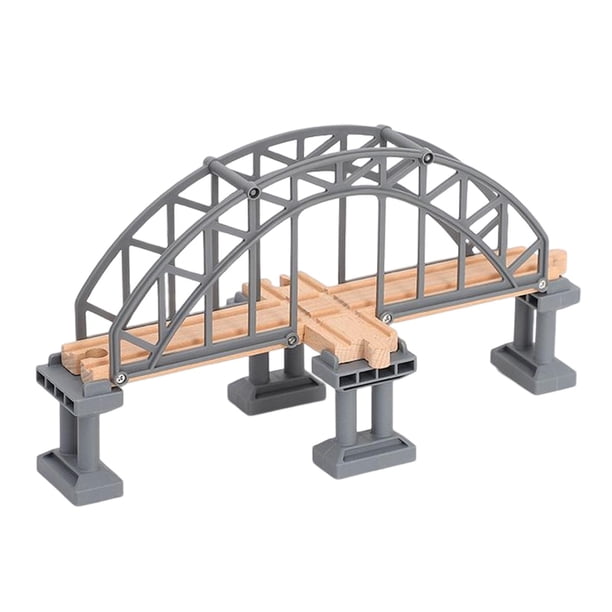 Puente de vía de tren Juguetes educativos Accesorios de ferrocarril Decoraciones de estación para 325 cm x 135 x 175 cm