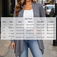 thumbnail image 4 of Liuinsasek Women's Cardigan Fashion Casual Comfortable Solid Long Sleeve Clothing Top with Asymmetrical Hem Lightweight and Flowing Spring/Fall Clothing, 4 of 7