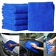 thumbnail image 4 of Paños de microfibra absorbentes para limpieza suave del coche, toallas azules para lavado, 4 of 8