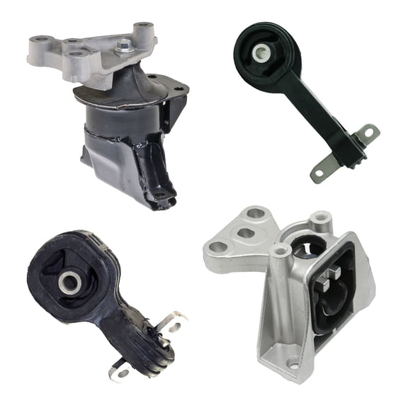 K4531 Engine Motor & Transmission Mount Kit 4pc Compatible with Fits 2006-2011 Honda Civic 1.8L Coupe Automatic | A45012 A4543 A4534 A4546