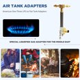 thumbnail image 1 of Adaptador de recarga de Gas de estufa de 3 vías para accesorios de estufa de Camping de cobre de Oriente Medio Barbie Nuevos Originales, 1 of 9