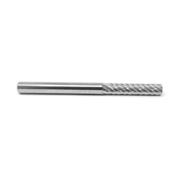 SA-43 Double Cut 1/8" x 9/16" Solid Carbide Burr Bur Tool Die Grinder Bit 1/8" Shank