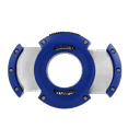 thumbnail image 4 of Xikar XO Double Guillotine Cutter, Dual Stainless Steel Blades, Blue & Silver, 4 of 5