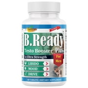 B.Ready Testosterone Booster for Men, Energy Booster, Strength 60 Tablets by Therefore