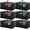 Black, variant on 6 Pack Extra Large Heavy Duty Moving Bags with Reinforced Zipper & Wide Handles, Moisture-Resistant Storage Bins Packing Cubes for Clothes, College Dorm, Travel, and Home Organization, Black